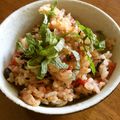 TeaMuffin's cooksnap of when they made トマトのツナ味噌炊きこみごはん.