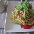 ねちこっこ's cooksnap of when they made ツナと水菜の混ぜるだけ簡単パスタ。.