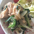 ぽちねこ。's cooksnap of when they made もやしと鶏むね肉の柚子こしょう炒め.