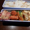 Ｐ子ママ's cooksnap of when they made お弁当に♫ソーセージ＆玉葱のナポリタン～.