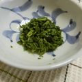 チーム預金's cooksnap of when they made ヨモギの塩、オリーブオイル和え♪.