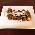 ❁Abake❁'s cooksnap of when they made 材料３つ！黒酢酢豚風☆ねぎの豚肉巻き.