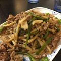 takoyuma's cooksnap of when they made ☆本格☆青椒肉絲♪.