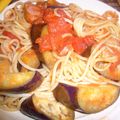 みずたに　ゆづき's cooksnap of when they made ナス＆ベーコンのトマトパスタ♪.