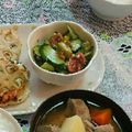 2児ママみきてぃ's cooksnap of when they made 超簡単!!オクラときゅうりの梅ごま和え.