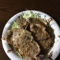 はなちゃんとママ's cooksnap of when they made 簡単!豚ロース生姜焼き!(^^)!.