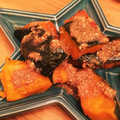 にしのけキッチン's cooksnap of when they made 冷凍かぼちゃで作るゴマだれかけ.