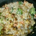 クックZKB72T☆'s cooksnap of when they made 塩鮭とブロッコリーの炒飯☆.