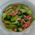 akatukiko's cooksnap of when they made やさしい味☆青梗菜とカニカマ炒め.