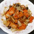 ふぅちゃん81's cooksnap of when they made メインにも♪鮭とキノコのバター醤油炒め.