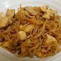 urararara's cooksnap of when they made しらたきと鶏ひき肉の炒め物.