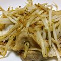 きつねどんべい's cooksnap of when they made 創味シャンタンDXで豚もやし炒め！.