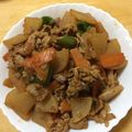 マリリアン's cooksnap of when they made 豚バラと大根の赤味噌炒め【絶旨】.