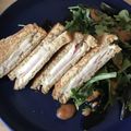 Yokchina's cooksnap of when they made アメリカの祖父からの伝統チーズトースト.