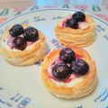  milkchoco's cooksnap of when they made ブルーベリーのレアチーズパイ.