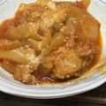 卵せんべい's cooksnap of when they made 食感が最高！鶏ももと玉ネギのトマト煮！.