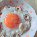 ゆーこリン♡'s cooksnap of when they made 簡単楽しい♪ちくわ目玉焼き♪.
