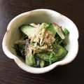 クックM32WBW☆'s cooksnap of when they made みょうがときゅうりの和えもの.