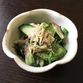 クックM32WBW☆'s cooksnap of when they made みょうがときゅうりの和えもの.