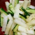 ももpppp's cooksnap of when they made きゅうりと大根のごまポン酢あえ.