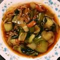 sawa♡'s cooksnap of when they made ぱぱっと５分！チンゲン菜のとろーり炒め★.