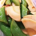 かゎたん's cooksnap of when they made 筍とスナップエンドウのきんぴら.