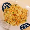 あおくま。's cooksnap of when they made 旦那喜ぶ♪がっつり系！豚肉入りチャーハン.
