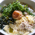 ayusari's cooksnap of when they made 白だしで◎かきたま梅しそうどん.