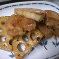 えつおくん's cooksnap of when they made 青海苔が合う豚バラと蓮根の炒め煮.