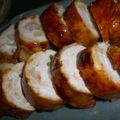 よこ☆'s cooksnap of when they made 鶏むね肉の 梅ねぎ巻き 焼き.