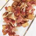 Kayzcafe's cooksnap of when they made 新じゃがのベーコン&チーズ炒め♡.