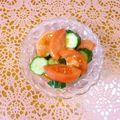 ☆なあなクック☆'s cooksnap of when they made きゅうりとトマトのサラダ.