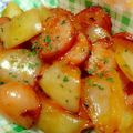 にわとりホリデー's cooksnap of when they made だし醤油でラクうま♪玉ねぎウインナー炒め.