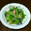 宝美空's cooksnap of when they made レンジで小松菜とツナの和物.