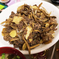 ぽぽ0616's cooksnap of when they made 牛肉とゴボウと生姜の甘辛炒め.