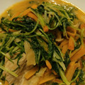 かぁる１２１４'s cooksnap of when they made 豚肉と水菜のマヨ味噌炒め.