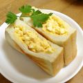 chou*'s cooksnap of when they made 絶品♬トリュフ塩の卵サンド.