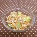 龍青空ママ's cooksnap of when they made 超簡単♡えのきとアボカドのキムチ和え.