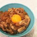 わっははは's cooksnap of when they made 豚スタミナ丼風.