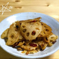 クックTM84I3☆'s cooksnap of when they made 蓮根のピリ辛炒め♪.