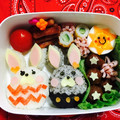 yumi♩'s cooksnap of when they made 幼稚園 お弁当 キャラ弁 うさぎ１.