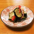 ❁Abake❁'s cooksnap of when they made なす・きゅうりとカニ蒲鉾のわさびあえ♪.