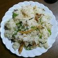 みみりん♪♪'s cooksnap of when they made 我が家の簡単♪あじの干物の混ぜご飯.