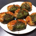 saya:'s cooksnap of when they made ＊鶏ひき肉大葉巻き＊.