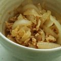 kazukos's cooksnap of when they made レンジで簡単☆新玉ねぎのそぼろ煮。.