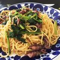 ＊＊まゆゆ＊＊'s cooksnap of when they made ホタルイカとほうれん草のペペロンチーノ.