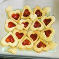 ☆ゆうまめ☆'s cooksnap of when they made 超簡単♪かわいいハートジャムクッキー♡.