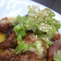  さくらのキッチン's cooksnap of when they made 豚こま切れでから揚げ♪さっぱり中華ソース.