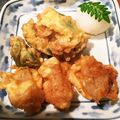 ナピト's cooksnap of when they made チキンとアボカドと冬瓜の天丼.