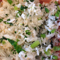 ルーブル美術館's cooksnap of when they made ほうれん草としらすの炒飯.